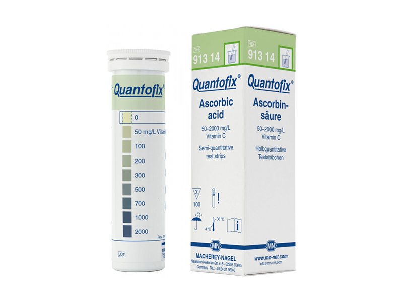 Semi-quantitative test strips QUANTOFIX Ascorbic acid