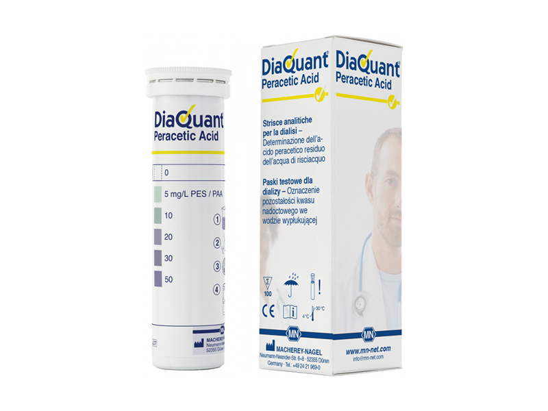 Semi-quantitative test strips DiaQuant Peracetic acid