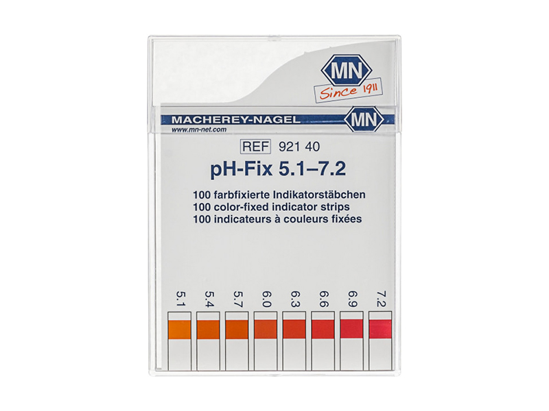 pH-Fix 5.1-7.2无渗透试纸92140