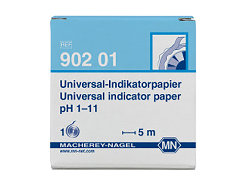 Universal indicator paper pH 1–11, reel