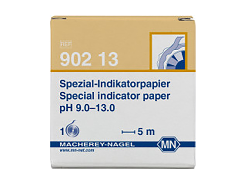 Special indicator paper pH 9.0–13.0, reel