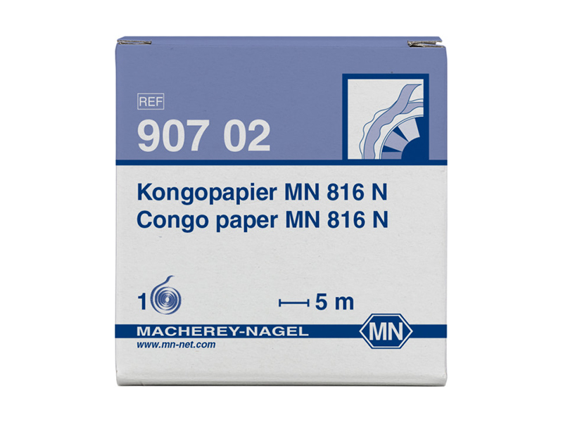 Qualitative pH test paper Congo paper MN 816 N, pH: 5.0–3.0