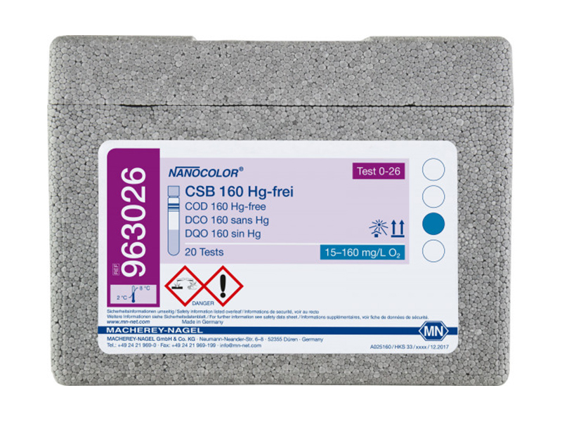 COD预装管试剂 （COD 160不含汞）963026 