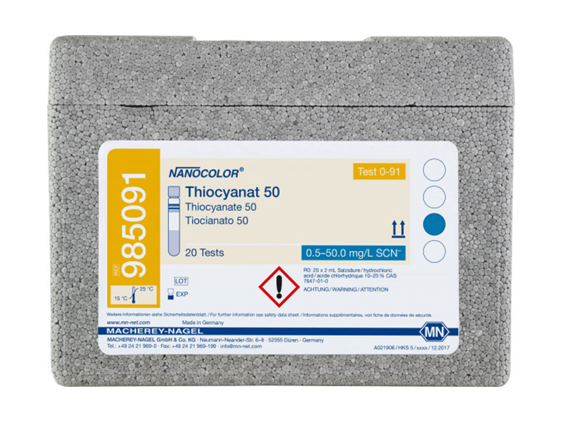 硫氰酸盐预装管试剂（Thiocyanate）985091