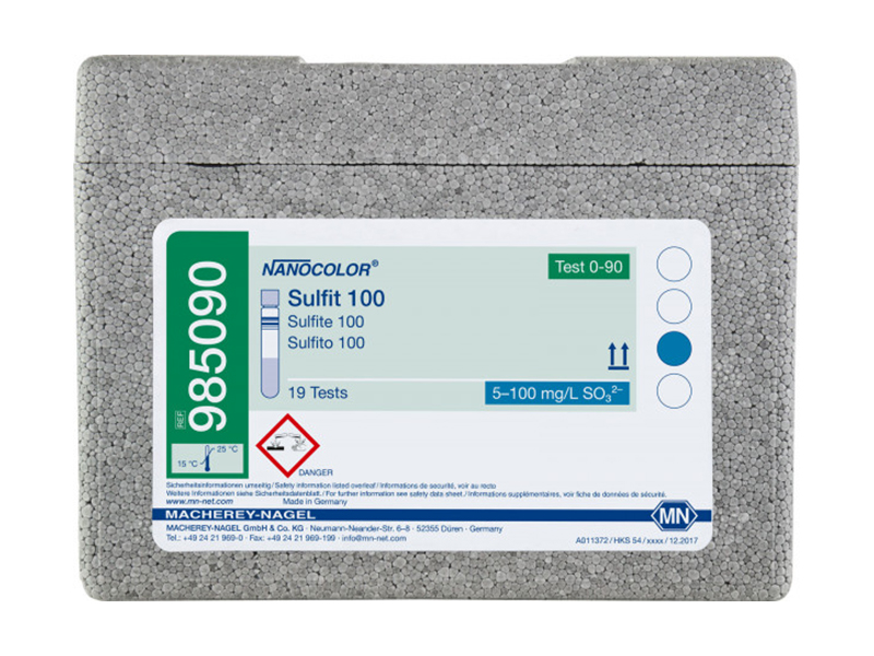 亚硫酸盐预装管试剂 （Sulfite 100）985090