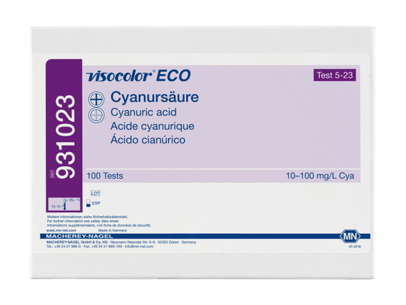 VISOCOLOR ECO氰尿酸测试盒 ( Cyanuric acid )931023 / 931223（补充装）