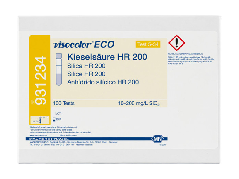 VISOCOLOR ECO二氧化硅HR 200测试盒 （Silica）931234