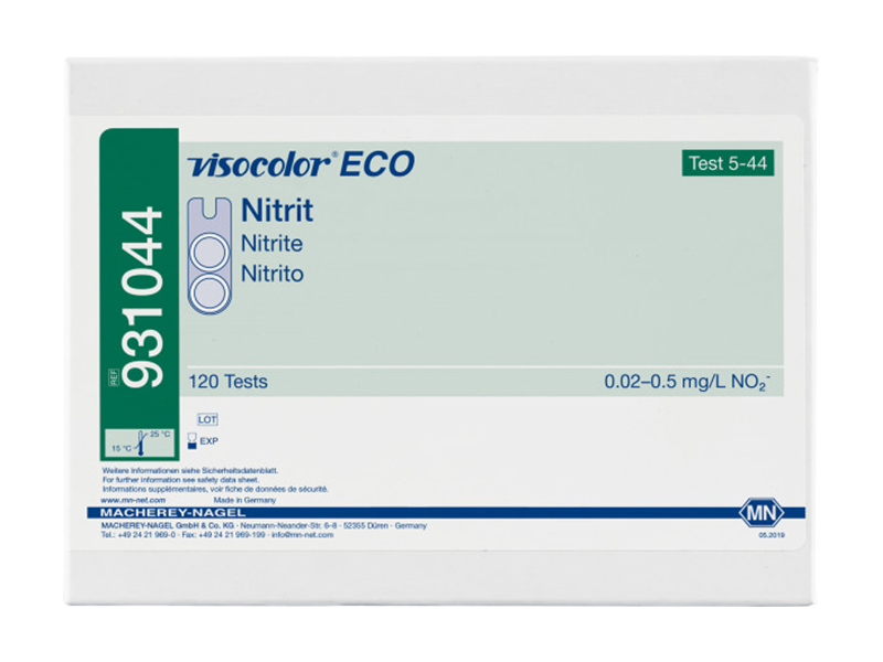 VISOCOLOR ECO亚硝酸盐测试盒 （Nitrite）931044 / 931244（补充装）
