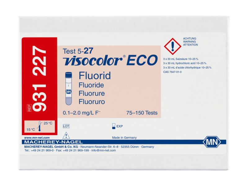 Colorimetric test kit VISOCOLOR ECO Fluoride, refill pack