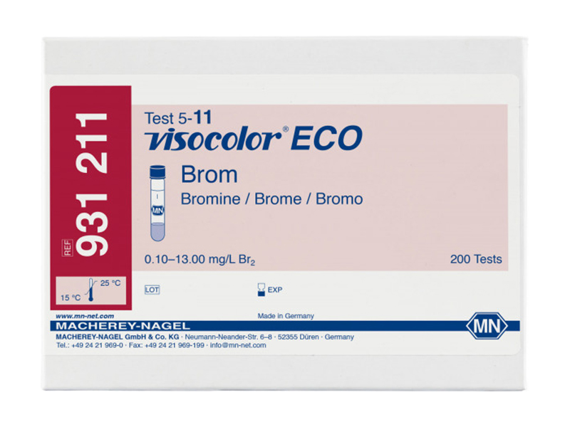 Colorimetric test kit VISOCOLOR ECO Bromine, refill pack