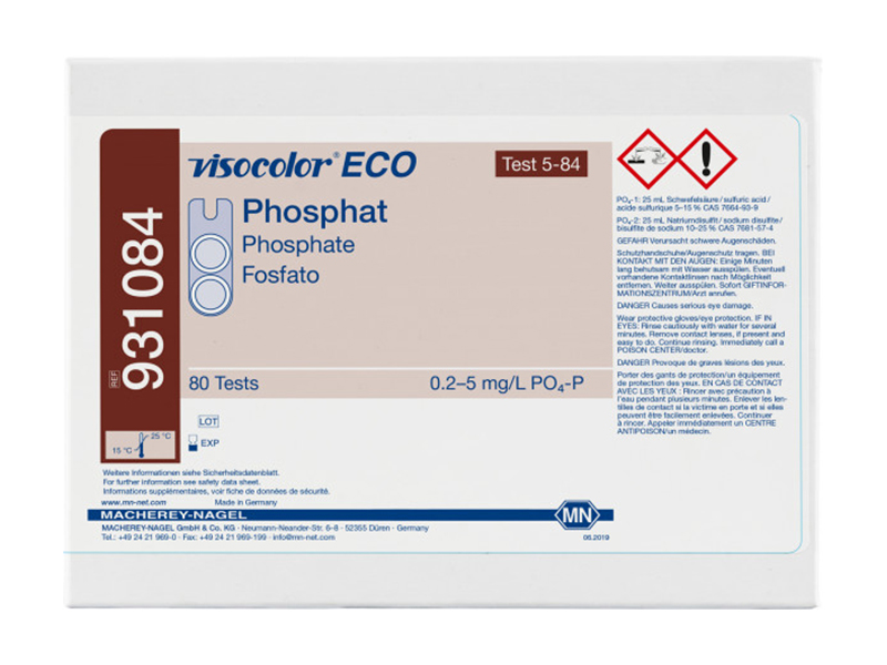 VISOCOLOR ECO磷酸盐测试盒 ( Phosphate )931084 / 931284（补充装）