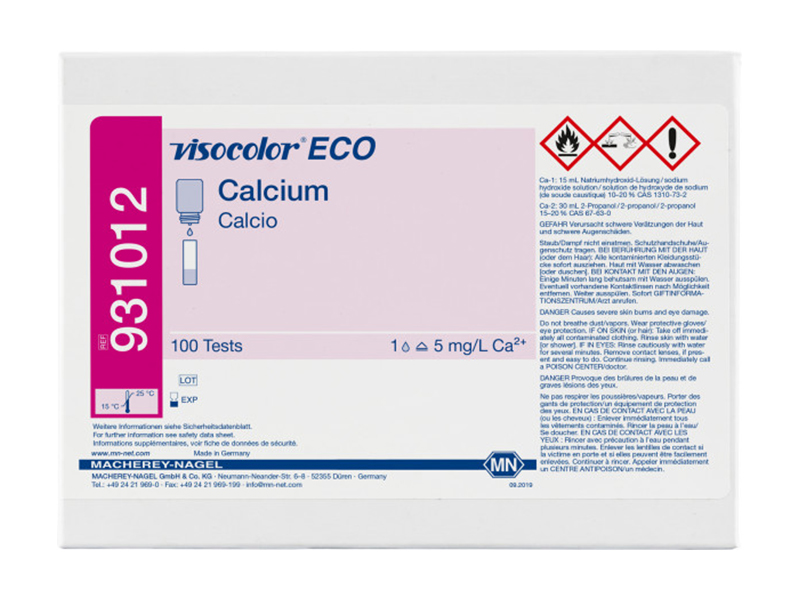 Titrimetric test kit VISOCOLOR ECO Calcium