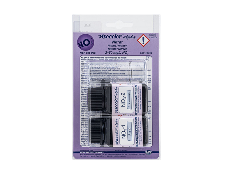 Colorimetric test kit VISOCOLOR alpha Nitrate