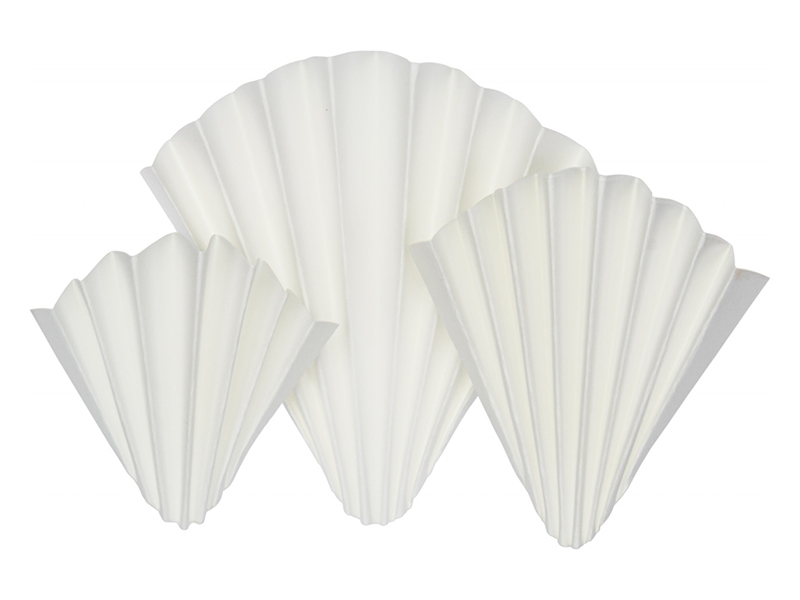 Folded filter papers, MN 619 G, Phosphate-free, Slow (100 s), Smooth