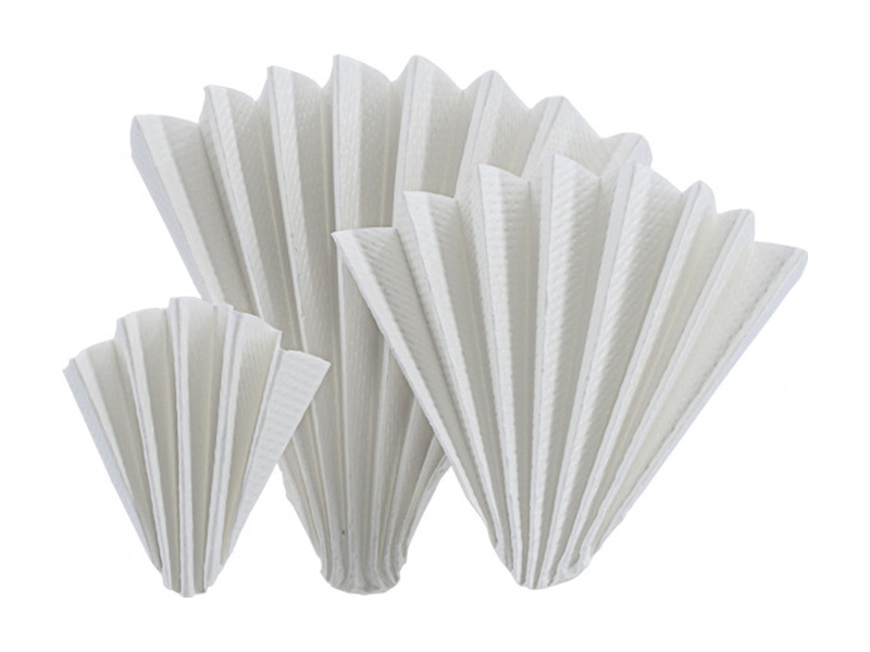 Folded filter papers, MN 620, Technical, Medium fast (20 s), Embossed