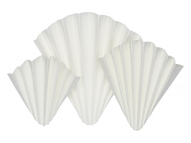 Folded filter papers, MN 615 ff, Fat-free, Medium fast (22 s), Smooth